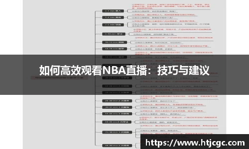 如何高效观看NBA直播：技巧与建议